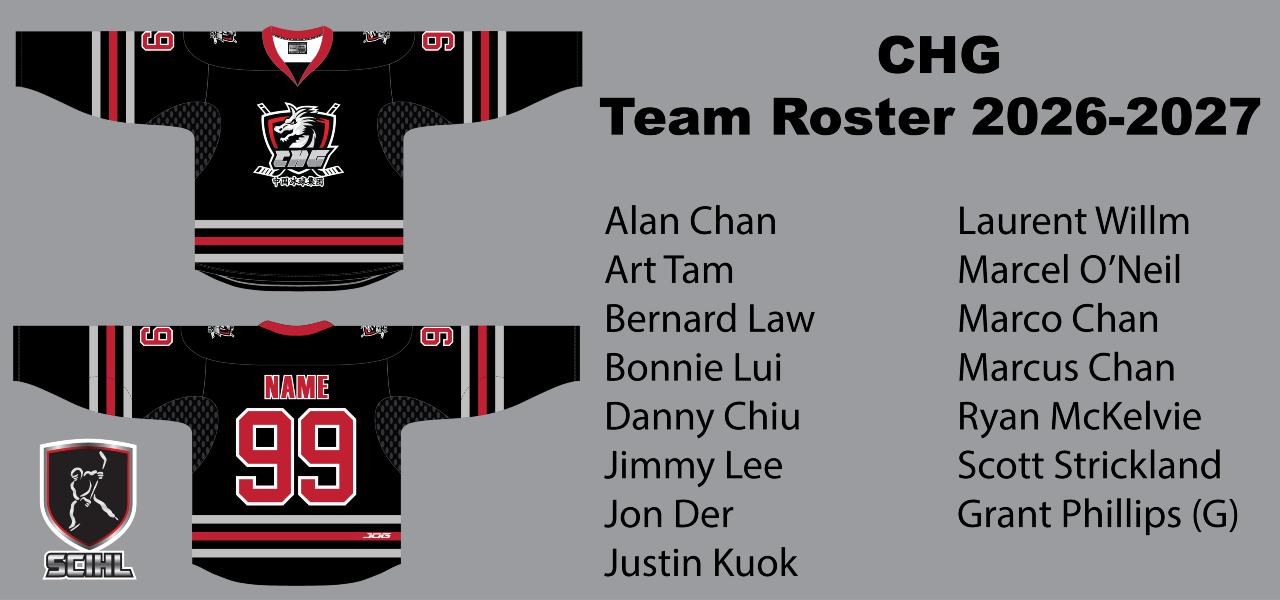 CHG team roster for 2026 - 2027 Division 3